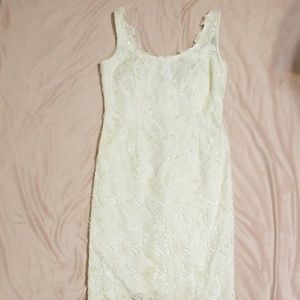 NWOT || IVORY LACE DRESS